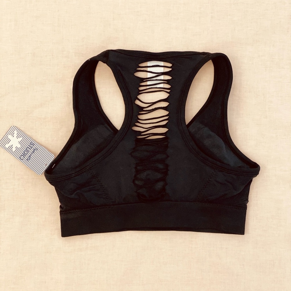 Splendid Active Ribbed Racerback Sports Bra - Picture 4 of 4